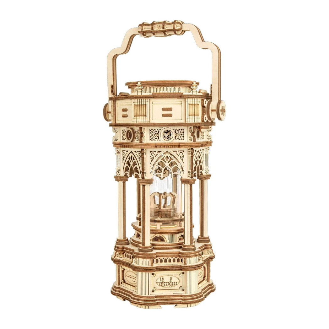 StarryCraft™ 3D Music Box Puzzle Kit - Wooden Mechanical DIY Assembly with Beautiful Melody for Adults & Teens