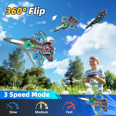 HoverWing Fighter™ - Drop-resistant Foam Gravity Glider