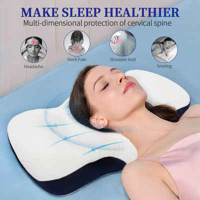 PostureDream™ - 2-in-1 Orthopedic Sleep Pillow