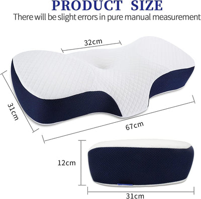 PostureDream™ - 2-in-1 Orthopedic Sleep Pillow