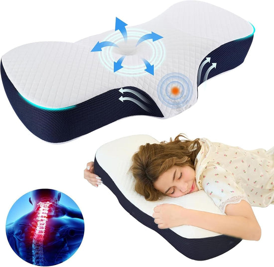 PostureDream™ - 2-in-1 Orthopedic Sleep Pillow