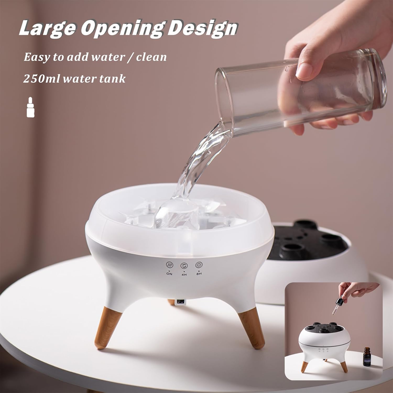 GlowMedusa™ Jellyfish Humidifier with 7-Color LED Lights - Ultrasonic Cool Mist Humidifier for Bedroom & Office