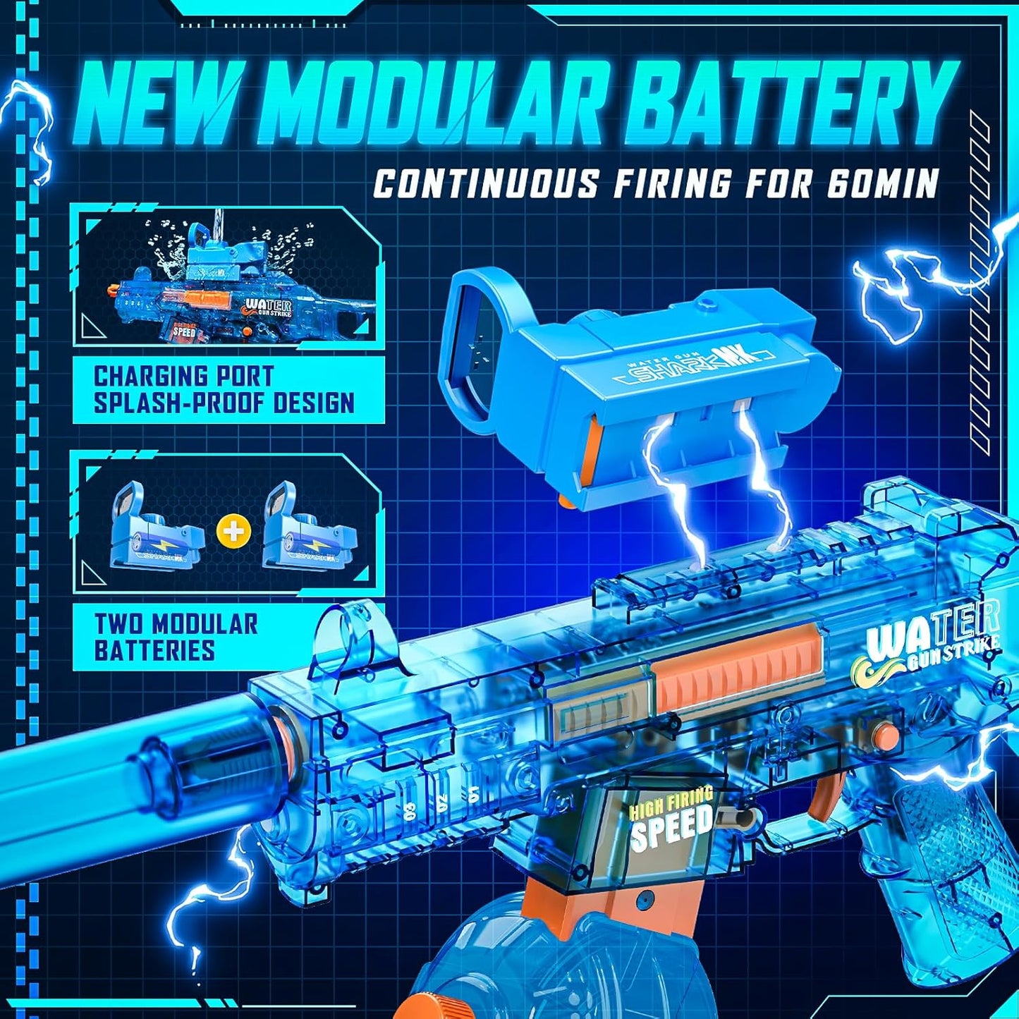 FlashBlaster™ - Electric Water Gun