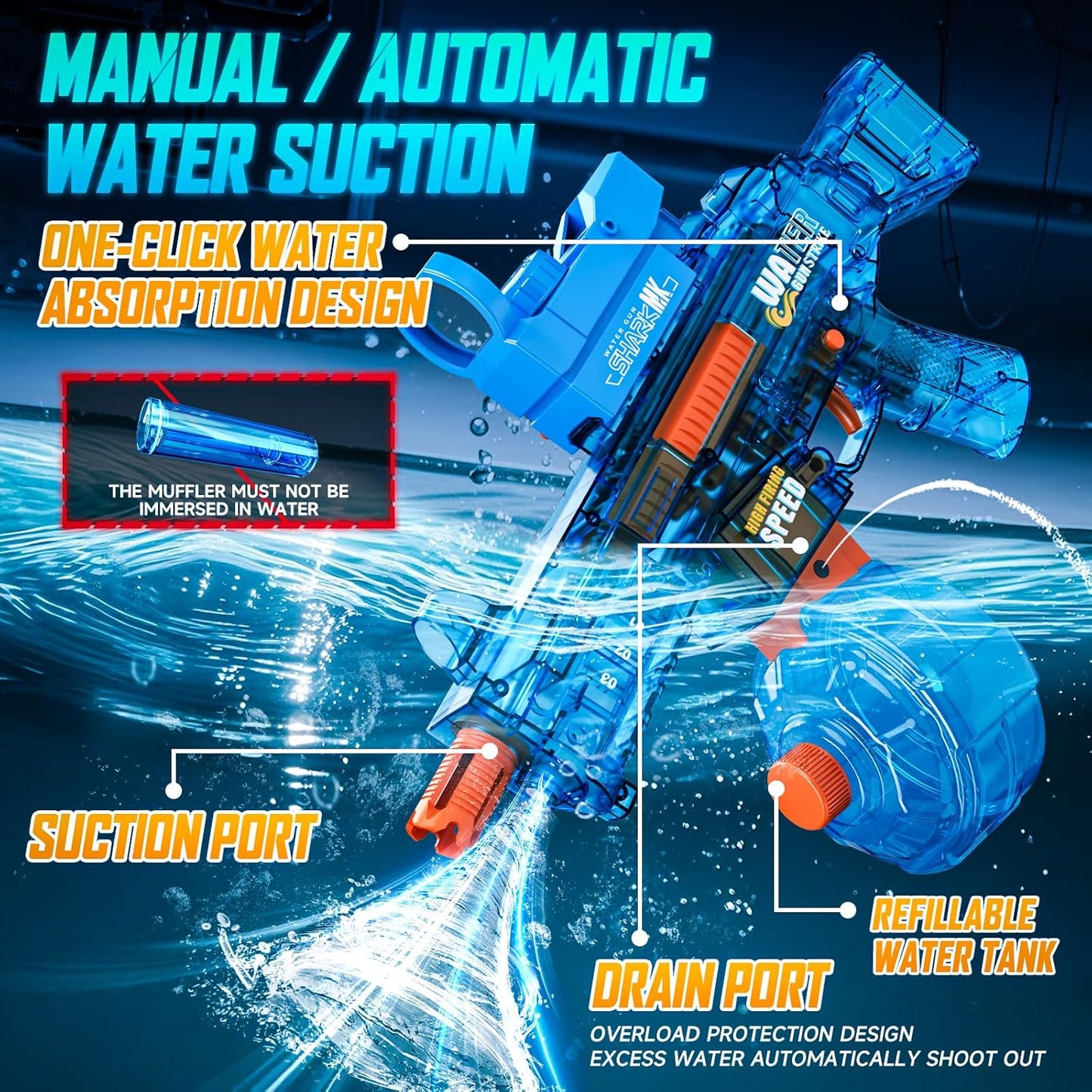 FlashBlaster™ - Electric Water Gun