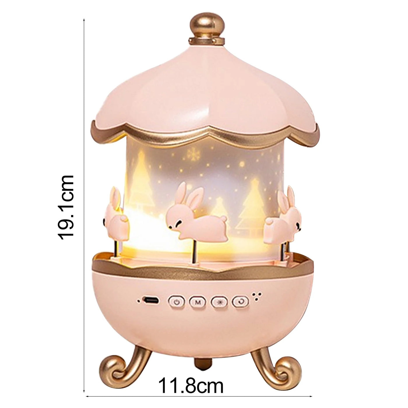 GlowTunes™ Star Projector for Kids - 15-in-1 Galaxy Night Light with Music & Remote Control for Bedroom